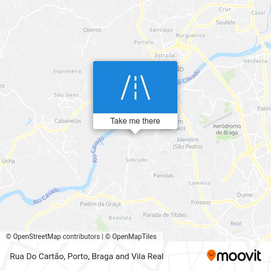 Rua Do Cartão map