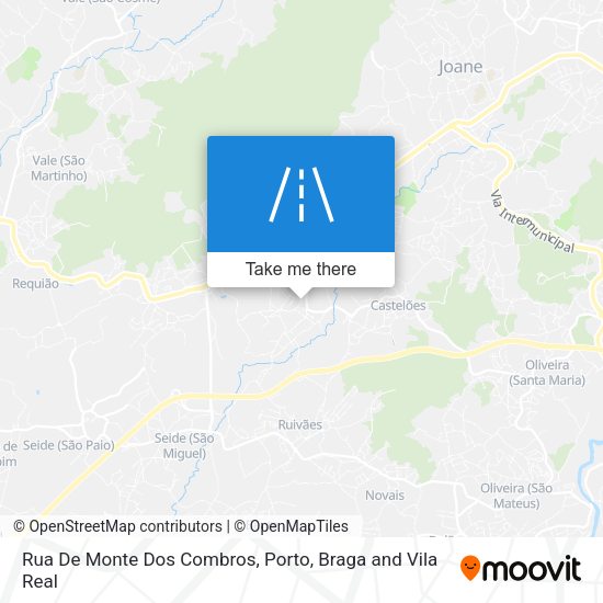 Rua De Monte Dos Combros map