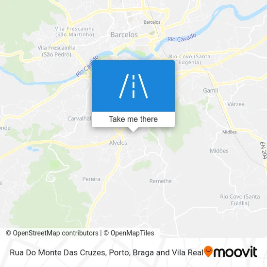 Rua Do Monte Das Cruzes map