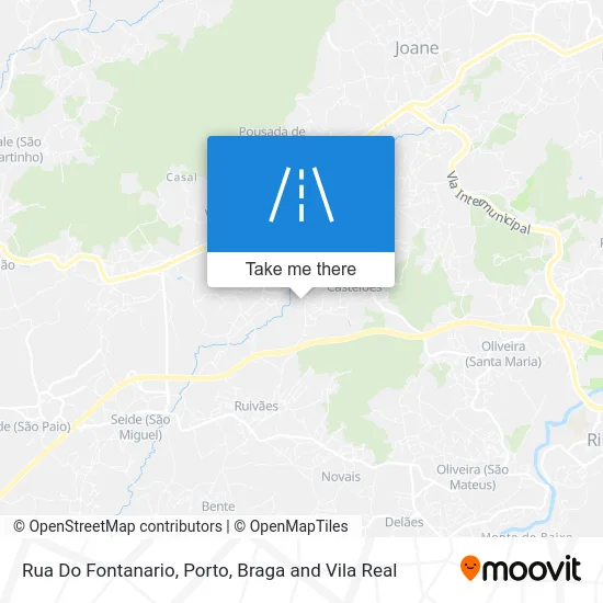 Rua Do Fontanario map