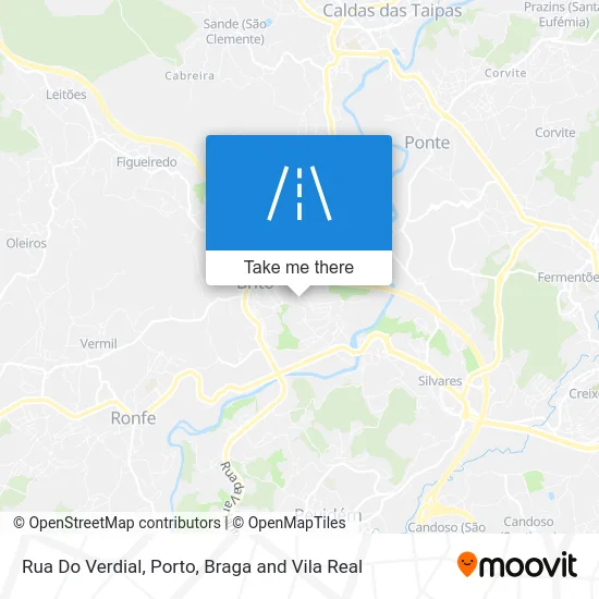 Rua Do Verdial map