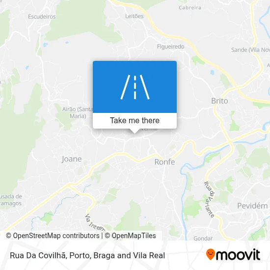 Rua Da Covilhã map