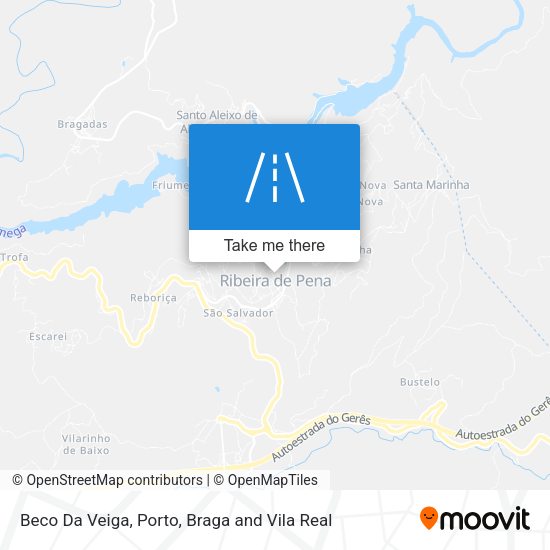 Beco Da Veiga mapa