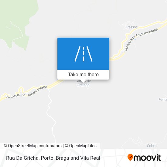 Rua Da Gricha mapa
