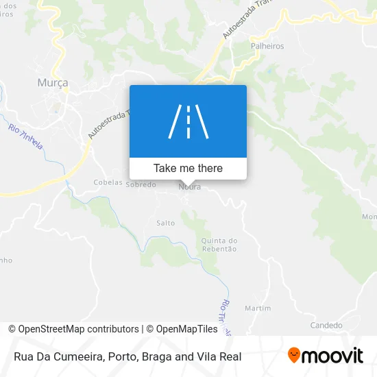 Rua Da Cumeeira map