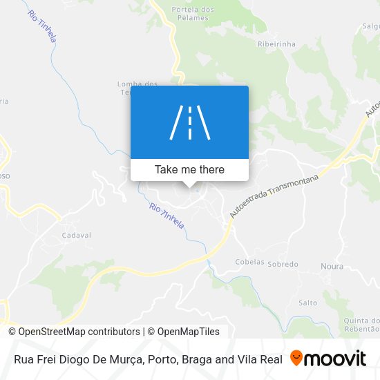 Rua Frei Diogo De Murça map