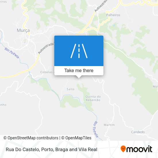 Rua Do Castelo mapa
