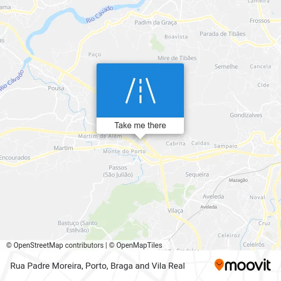 Rua Padre Moreira map