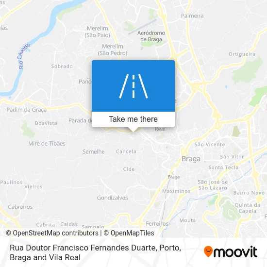 Rua Doutor Francisco Fernandes Duarte map