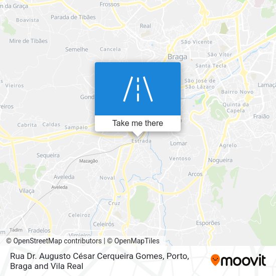 Rua Dr. Augusto César Cerqueira Gomes mapa