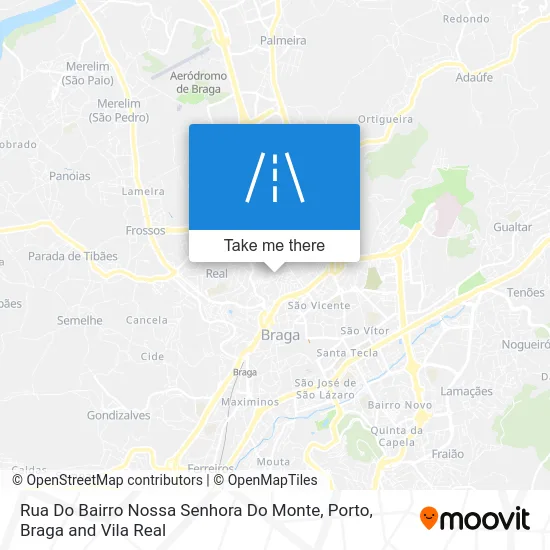 Rua Do Bairro Nossa Senhora Do Monte map