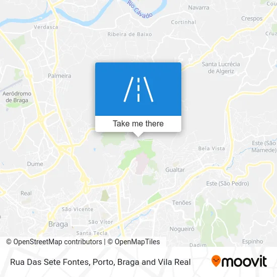 Rua Das Sete Fontes map