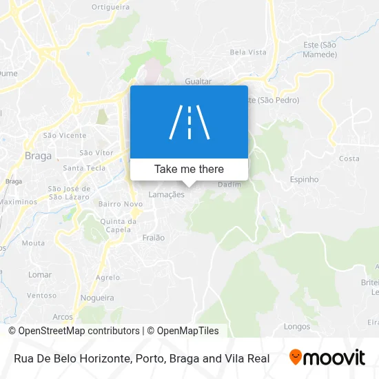 Rua De Belo Horizonte map