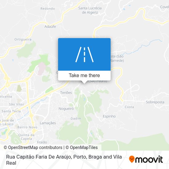 Rua Capitão Faria De Araújo mapa