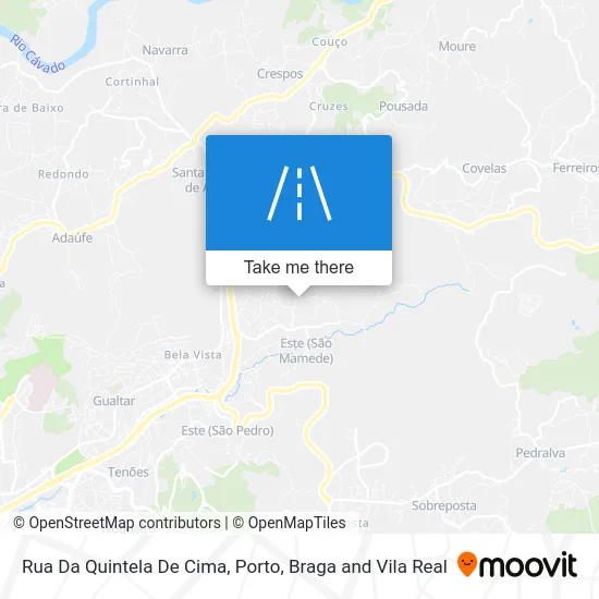 Rua Da Quintela De Cima map