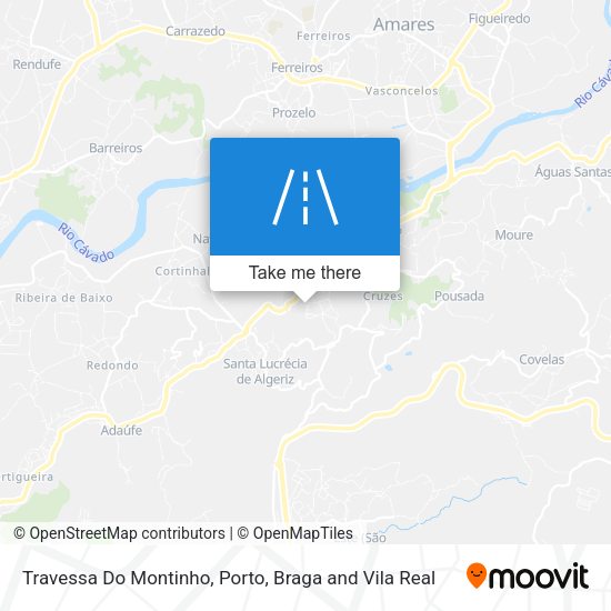 Travessa Do Montinho mapa