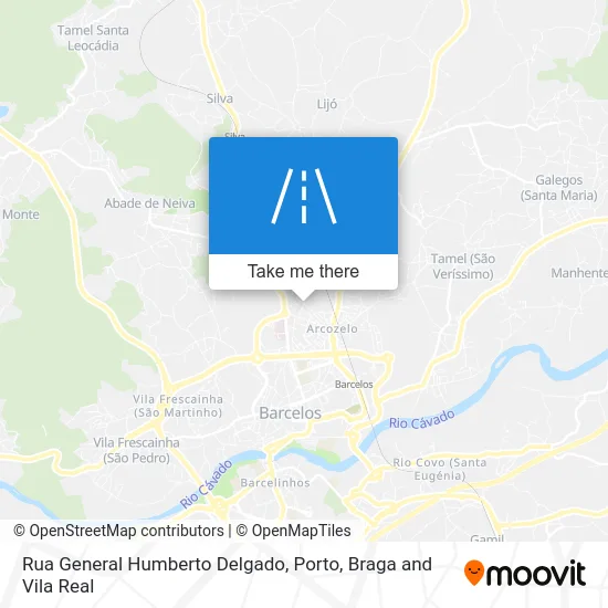 Rua General Humberto Delgado map
