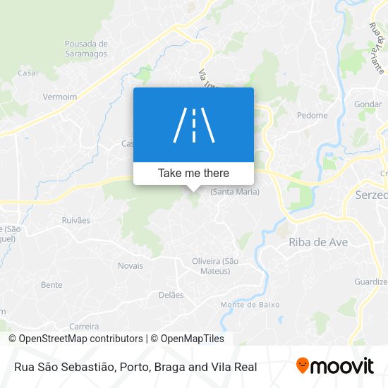 Rua São Sebastião map