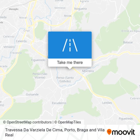 Travessa Da Varziela De Cima map