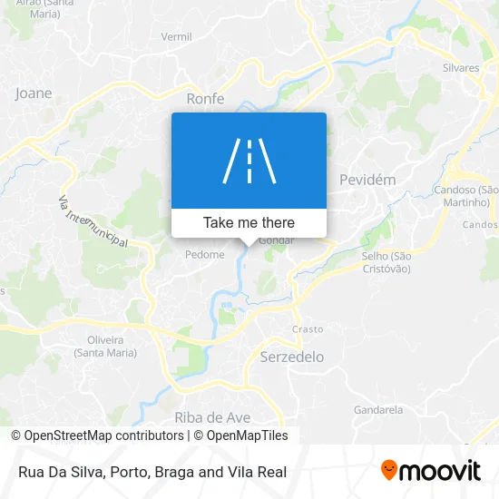Rua Da Silva map