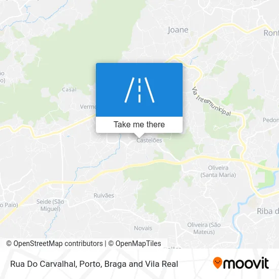 Rua Do Carvalhal map