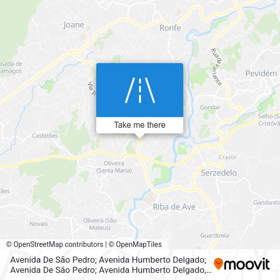 Avenida De São Pedro; Avenida Humberto Delgado; Avenida De São Pedro; Avenida Humberto Delgado map