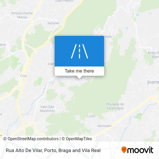 Rua Alto De Vilar mapa