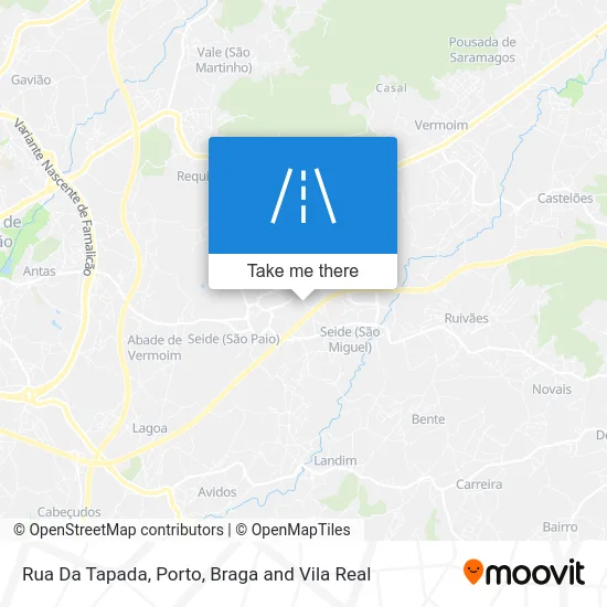 Rua Da Tapada map