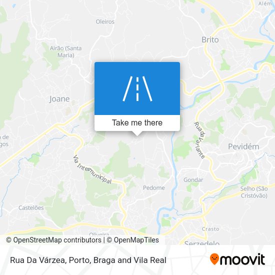 Rua Da Várzea map