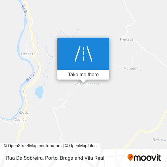 Rua Da Sobreira mapa