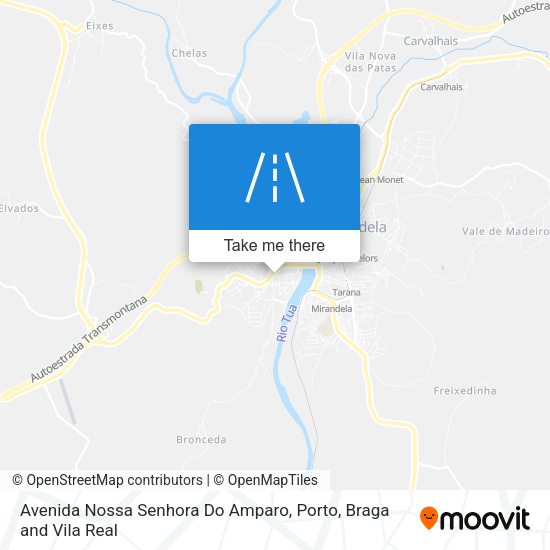Avenida Nossa Senhora Do Amparo mapa