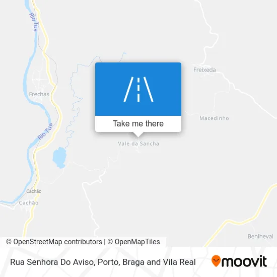 Rua Senhora Do Aviso map