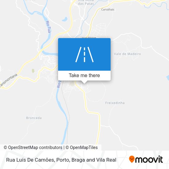 Rua Luís De Camões mapa