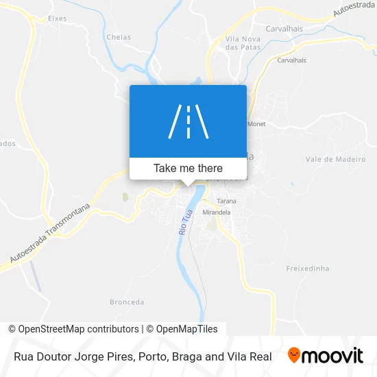 Rua Doutor Jorge Pires map
