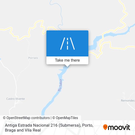 Antiga Estrada Nacional 216 (Submersa) map