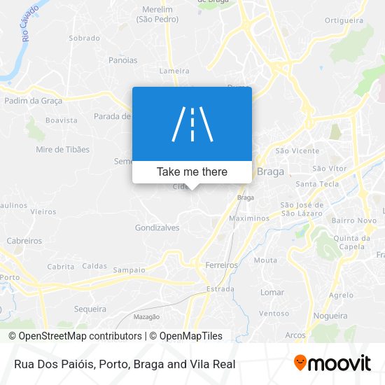 Rua Dos Paióis mapa