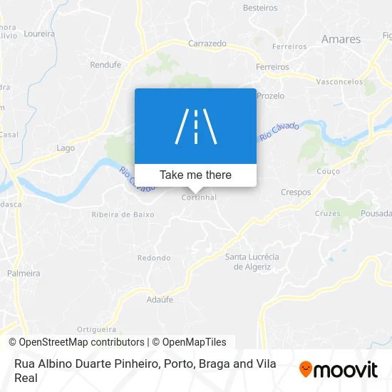 Rua Albino Duarte Pinheiro map