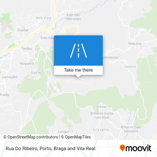 Rua Do Ribeiro mapa