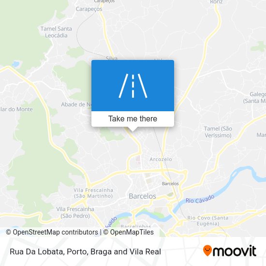 Rua Da Lobata map