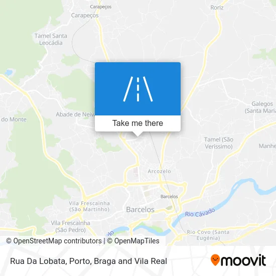 Rua Da Lobata map