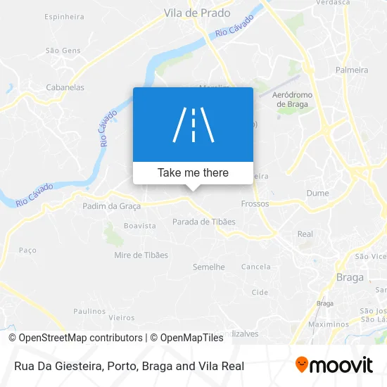 Rua Da Giesteira map