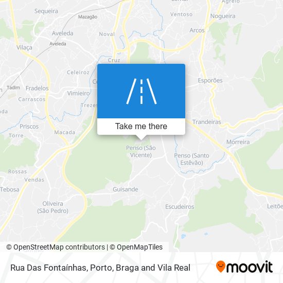 Rua Das Fontaínhas map