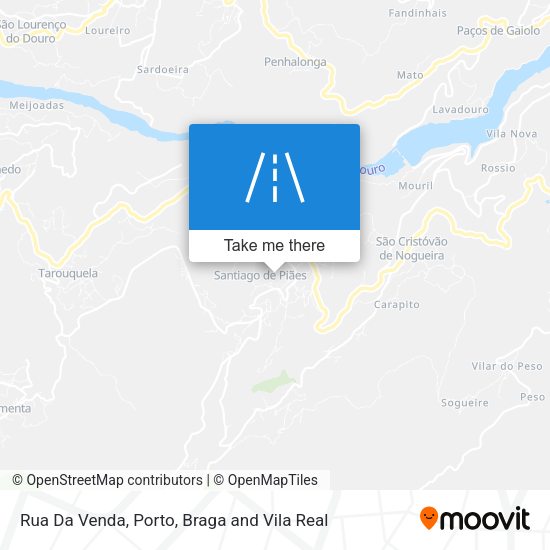 Rua Da Venda mapa