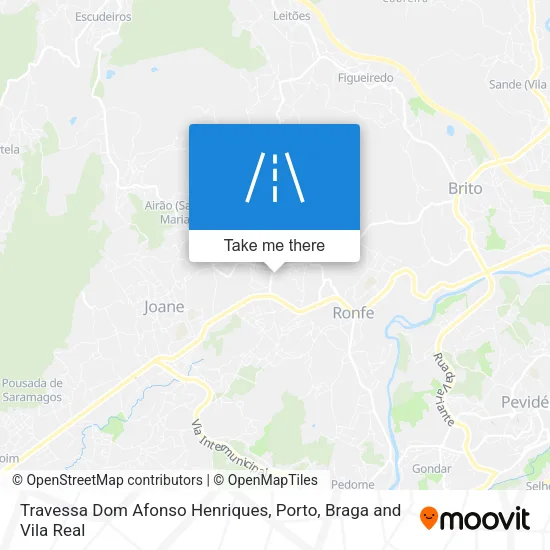 Travessa Dom Afonso Henriques map