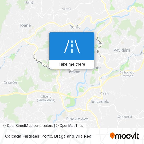 Calçada Faldrães map