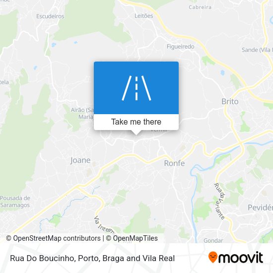 Rua Do Boucinho mapa