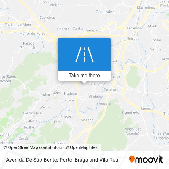 Avenida De São Bento map