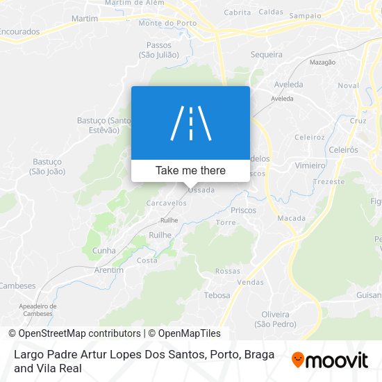 Largo Padre Artur Lopes Dos Santos mapa