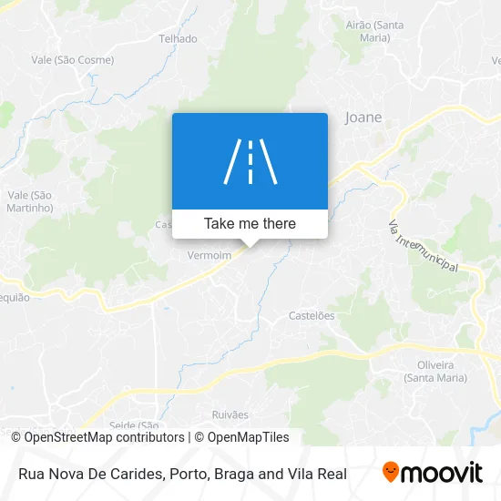 Rua Nova De Carides map