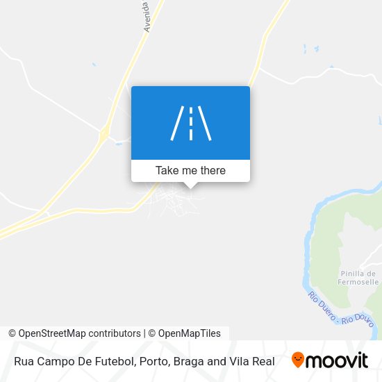 Rua Campo De Futebol mapa
